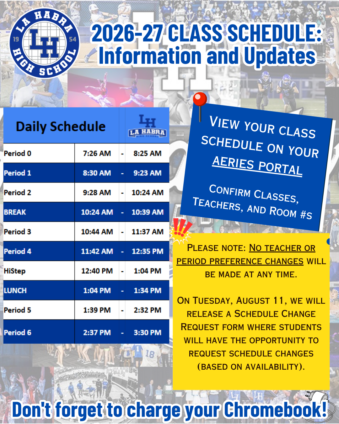 2026-2027 Aeries Class Schedule