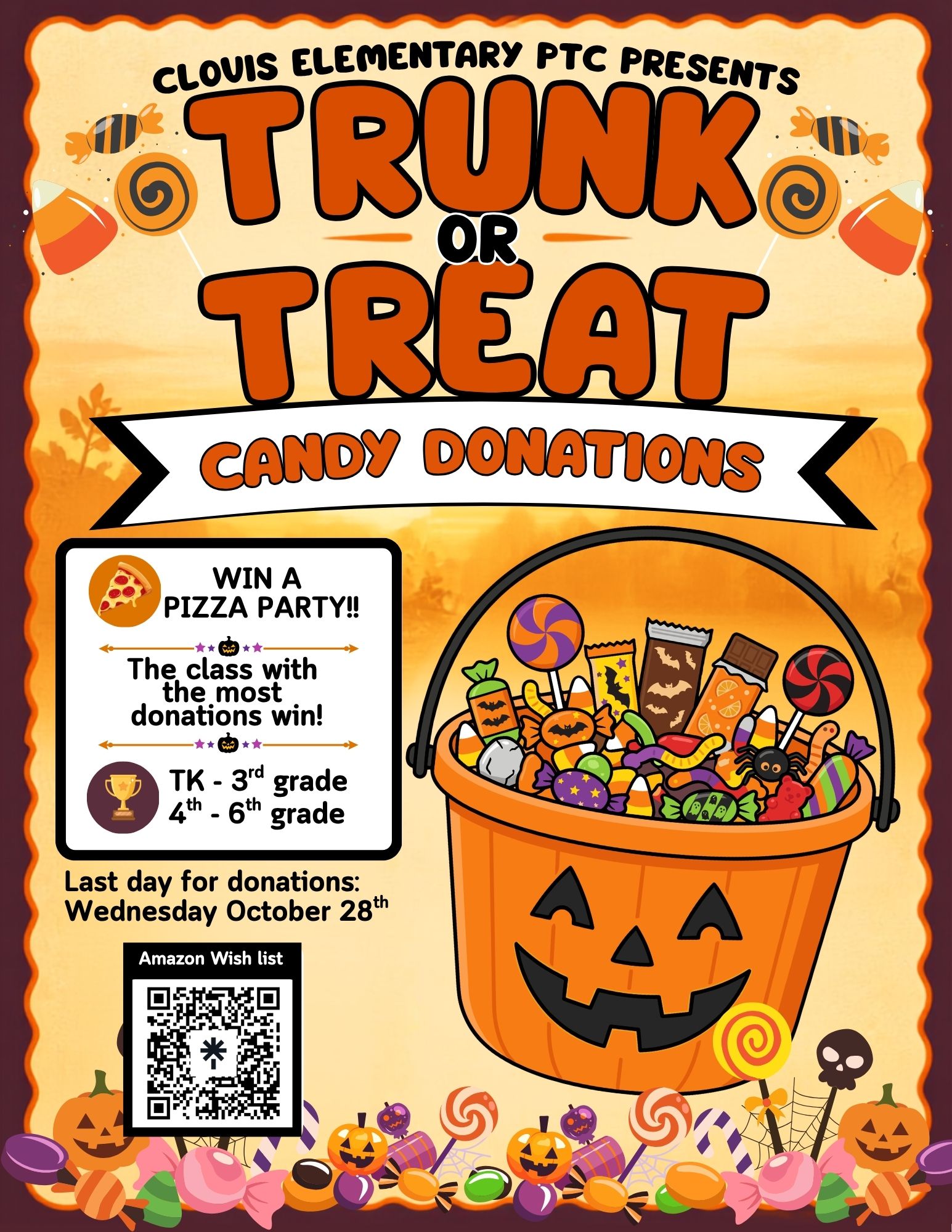 Candy Donations Starts Today!