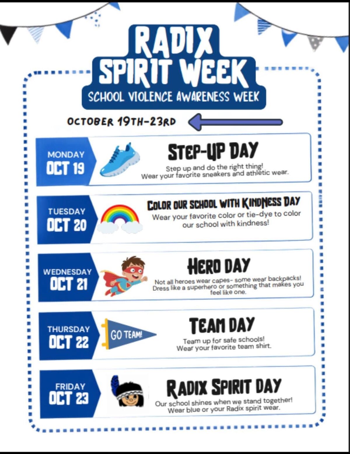 School Violence Awareness Week at Radix!