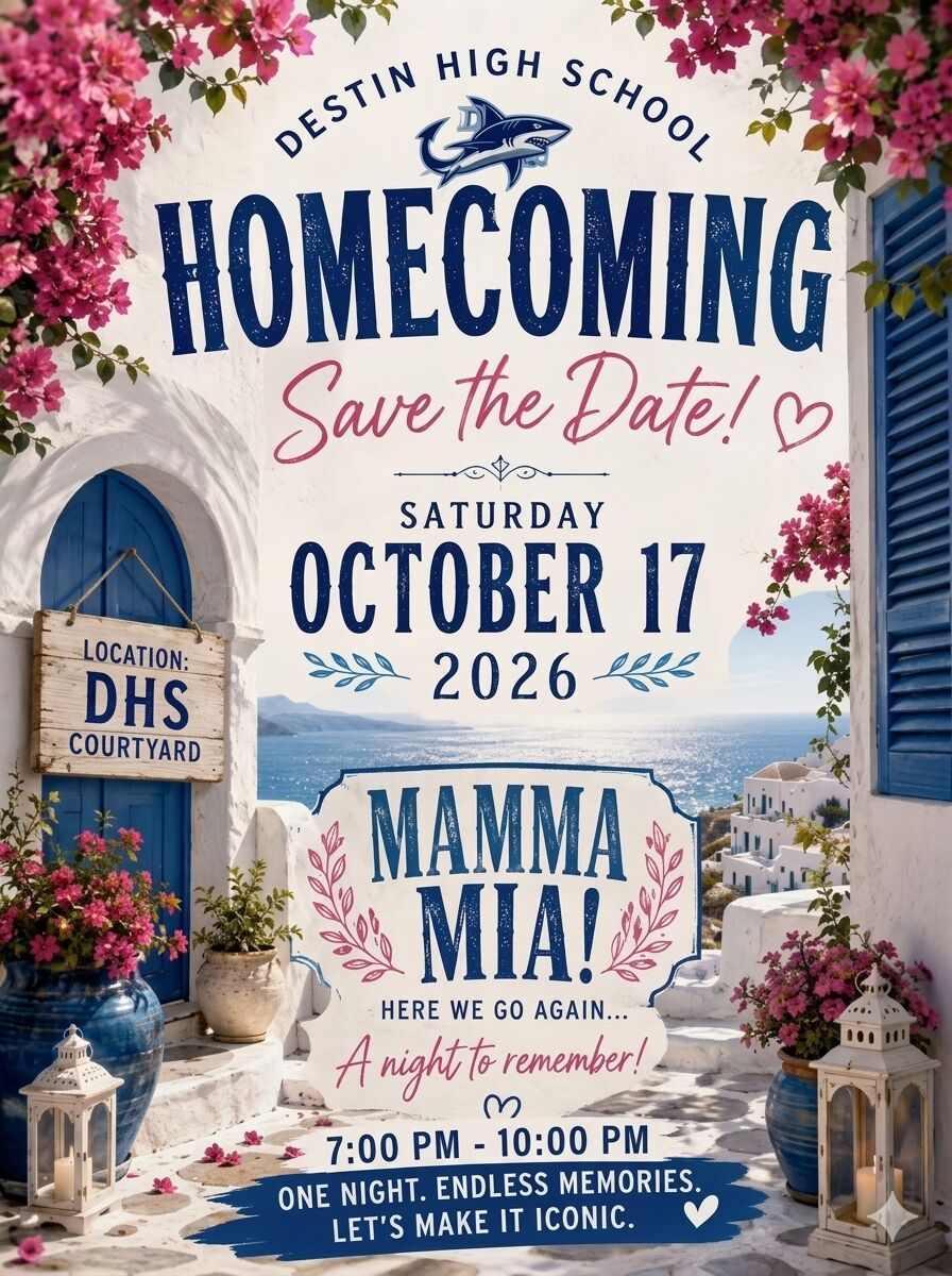 🦈💙 HOMECOMING IS COMING, SHARKS! 💙🦈