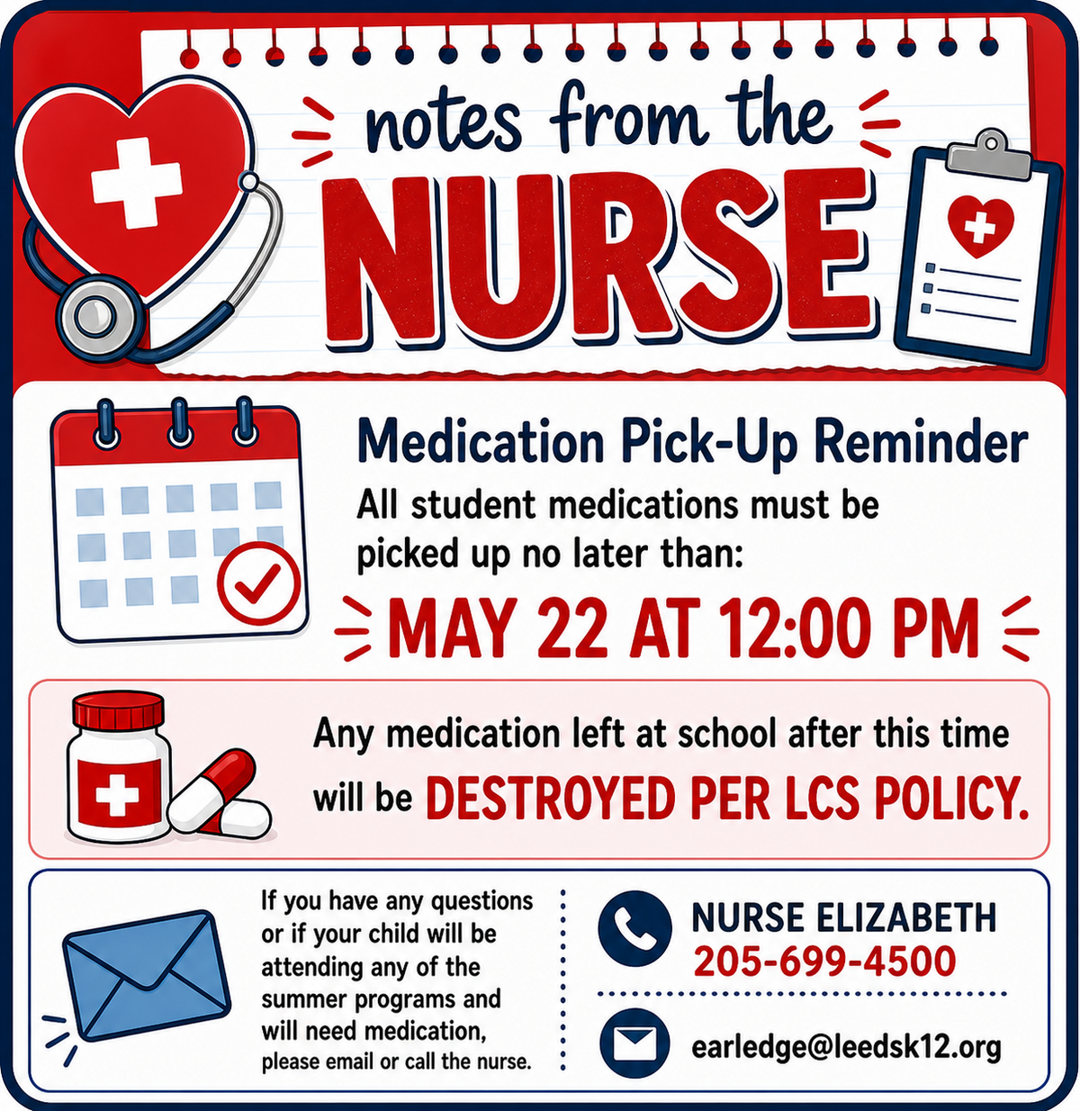 LES Medication Pickup Reminder