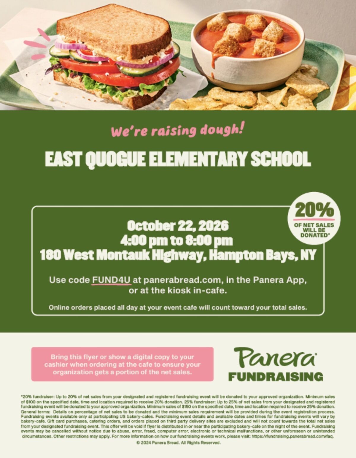 Panera Night Fundraiser