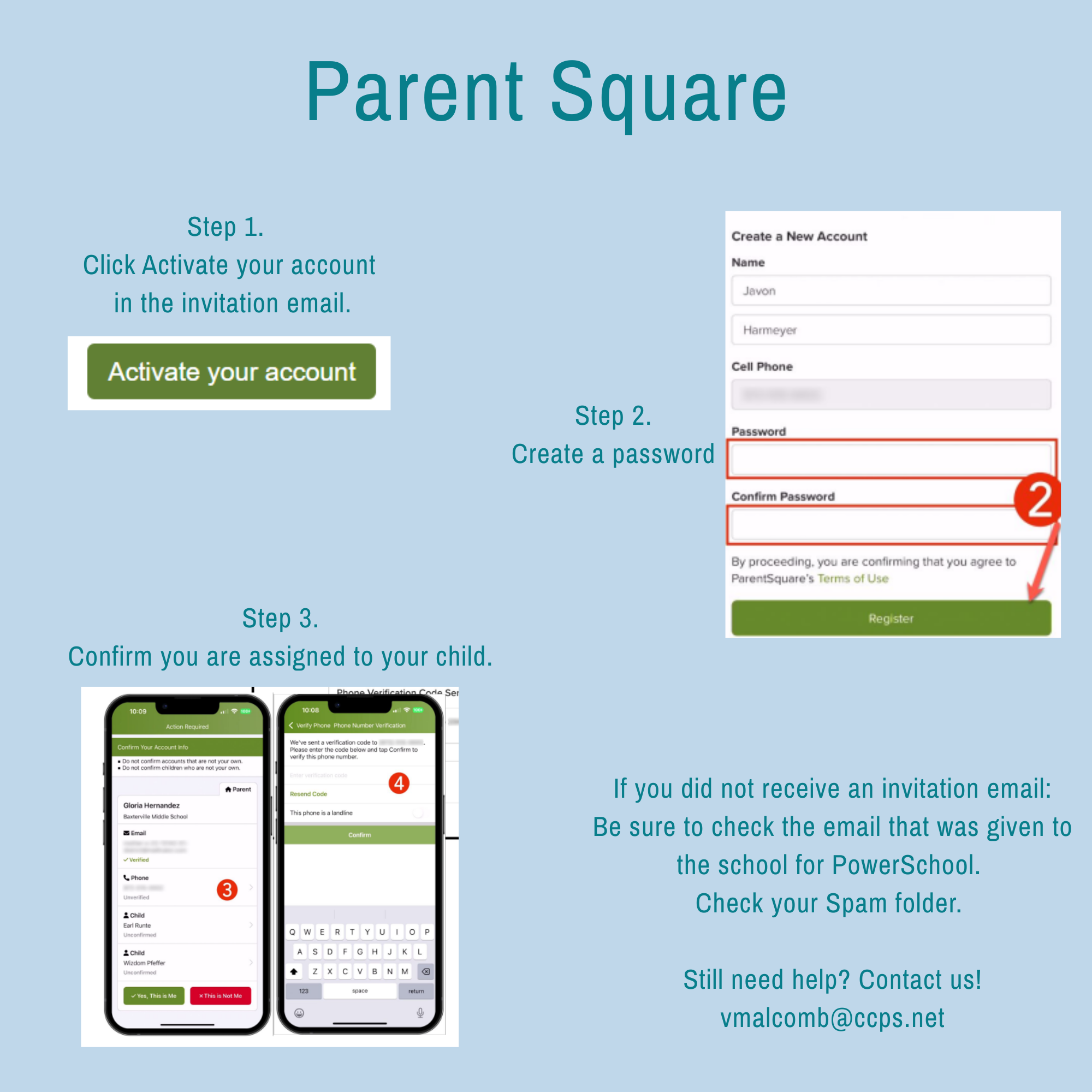 Sign Up for Parent Square