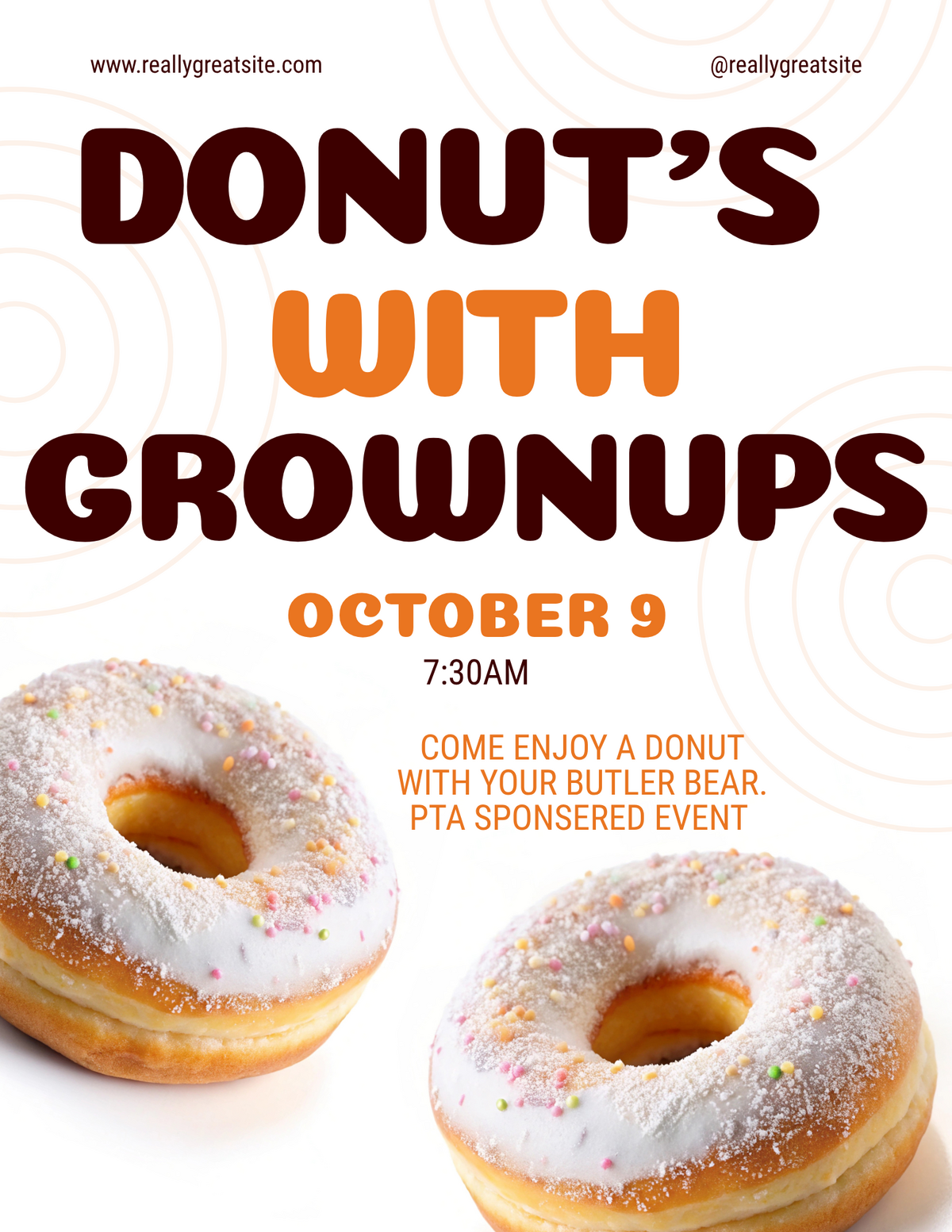 PB Donuts with Grownups!