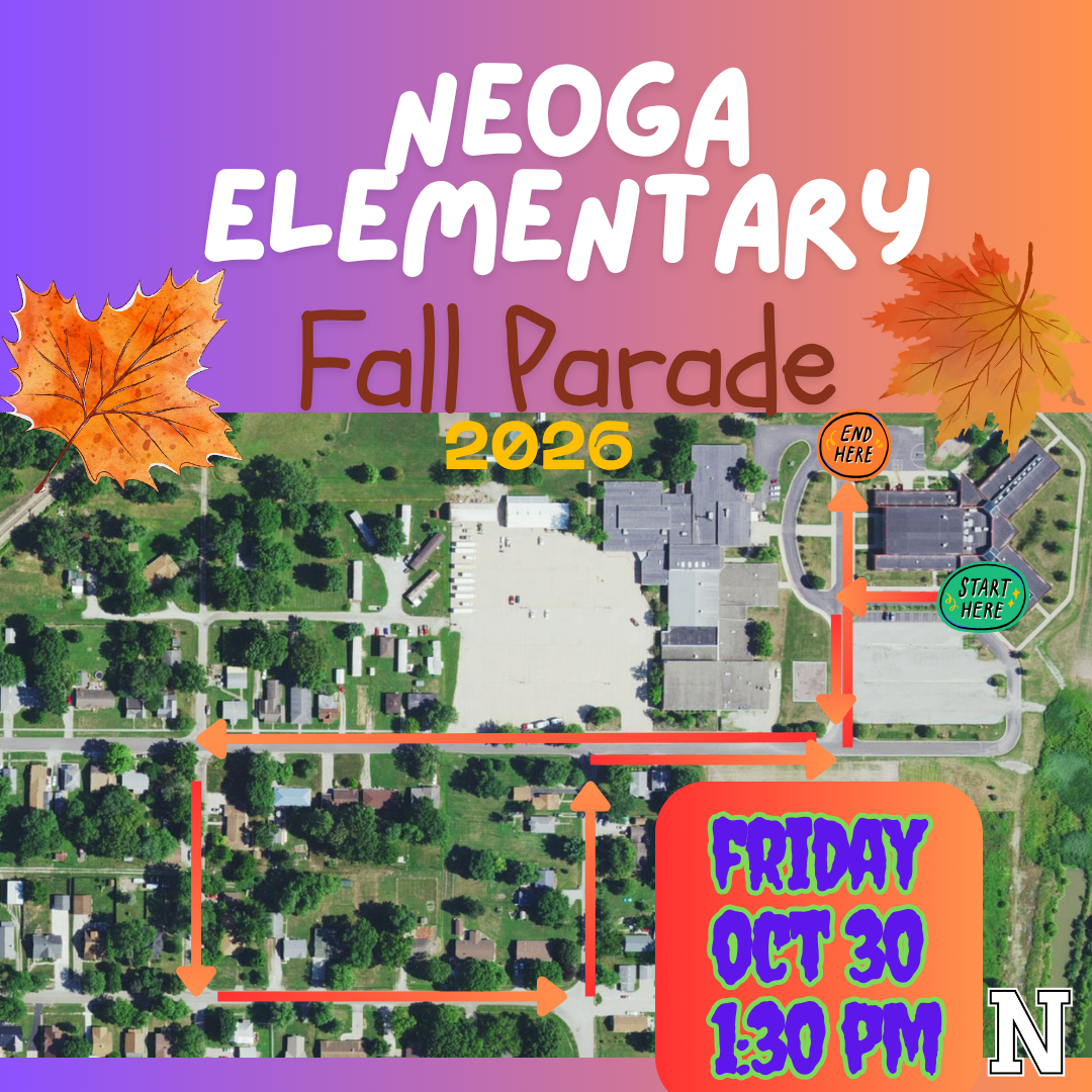 🍂 Neoga Elementary Fall Parade – Friday, October 30 at 1:30 p.m. 🎃