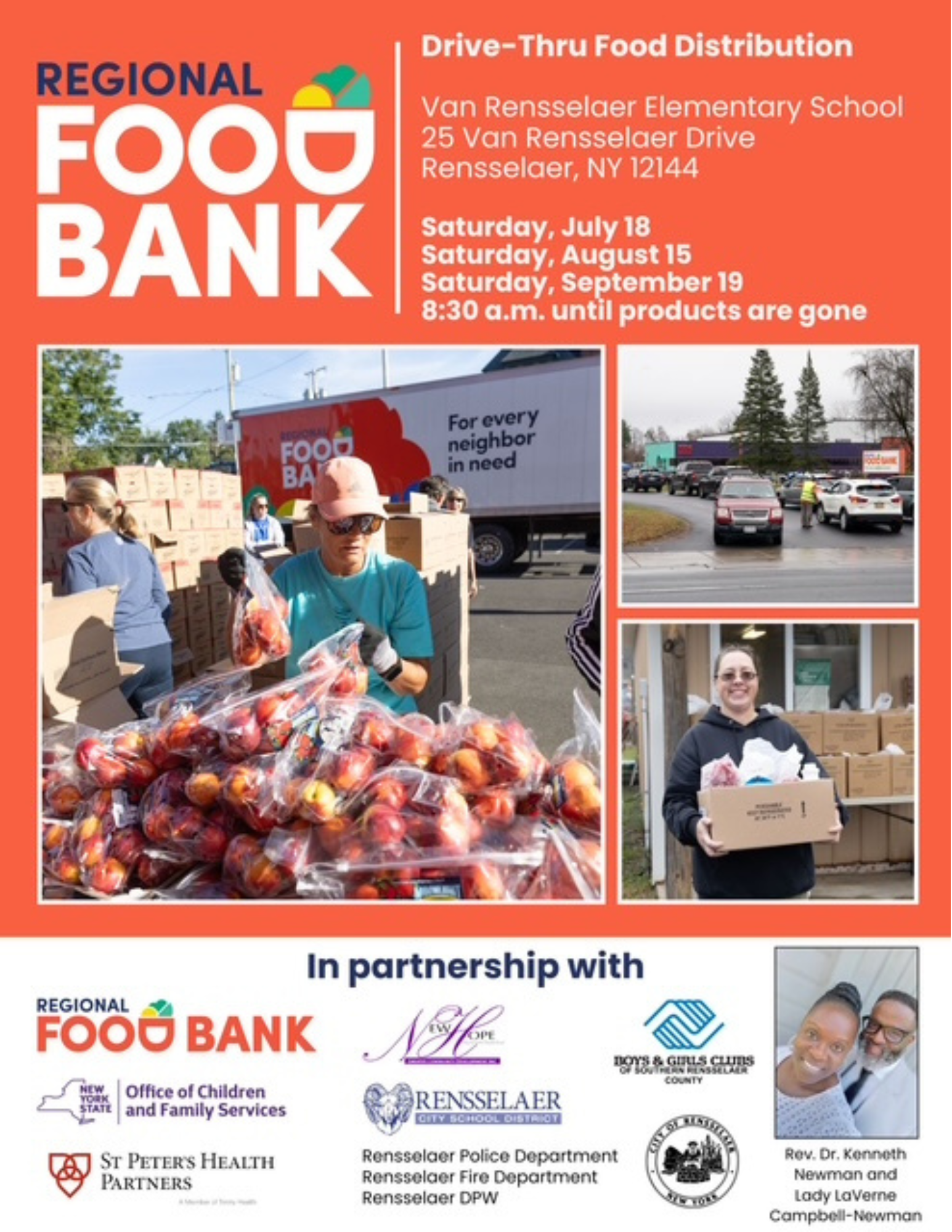 Community Resource: Upcoming Regional Food Bank Drive-Thru Distribution This Saturday
