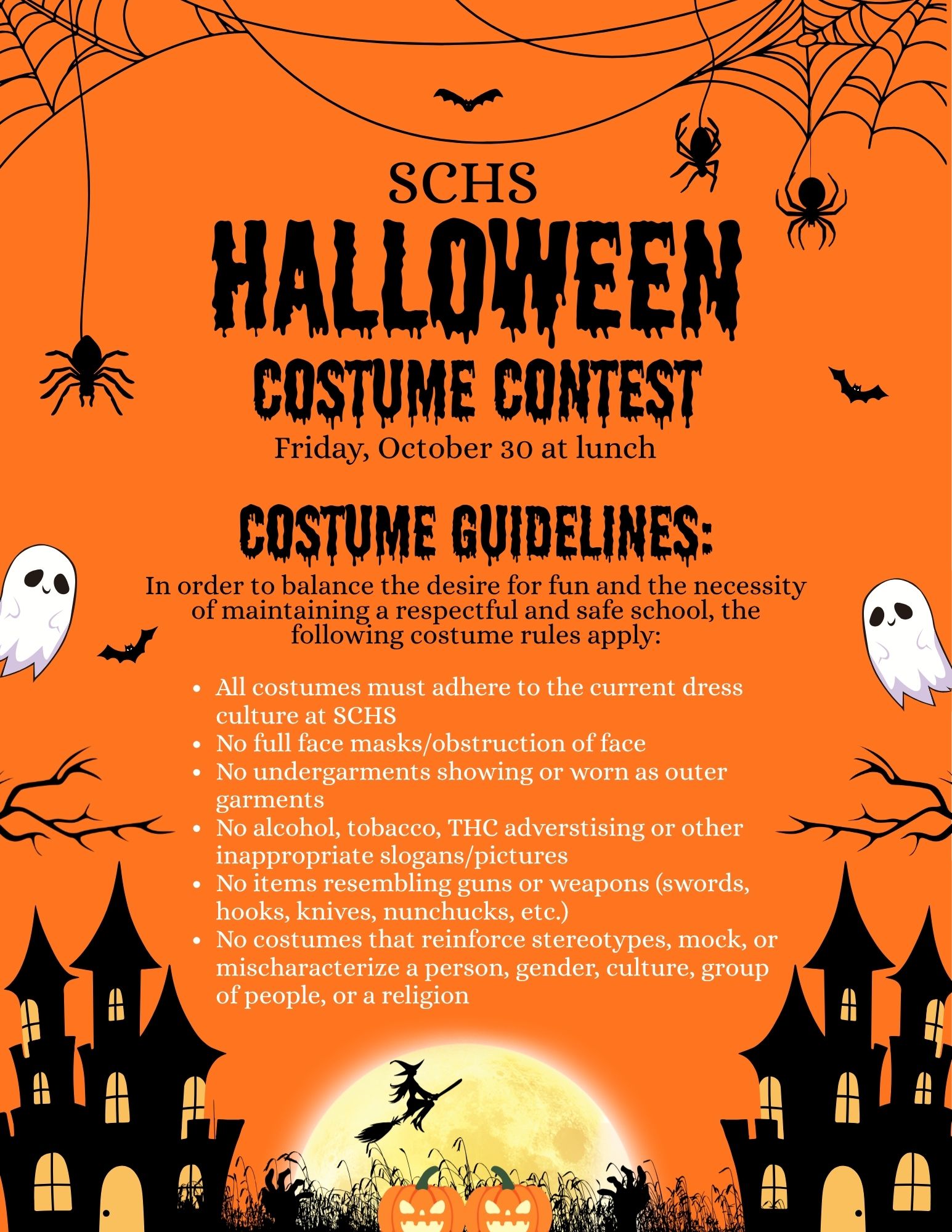 Halloween Costume Guidelines