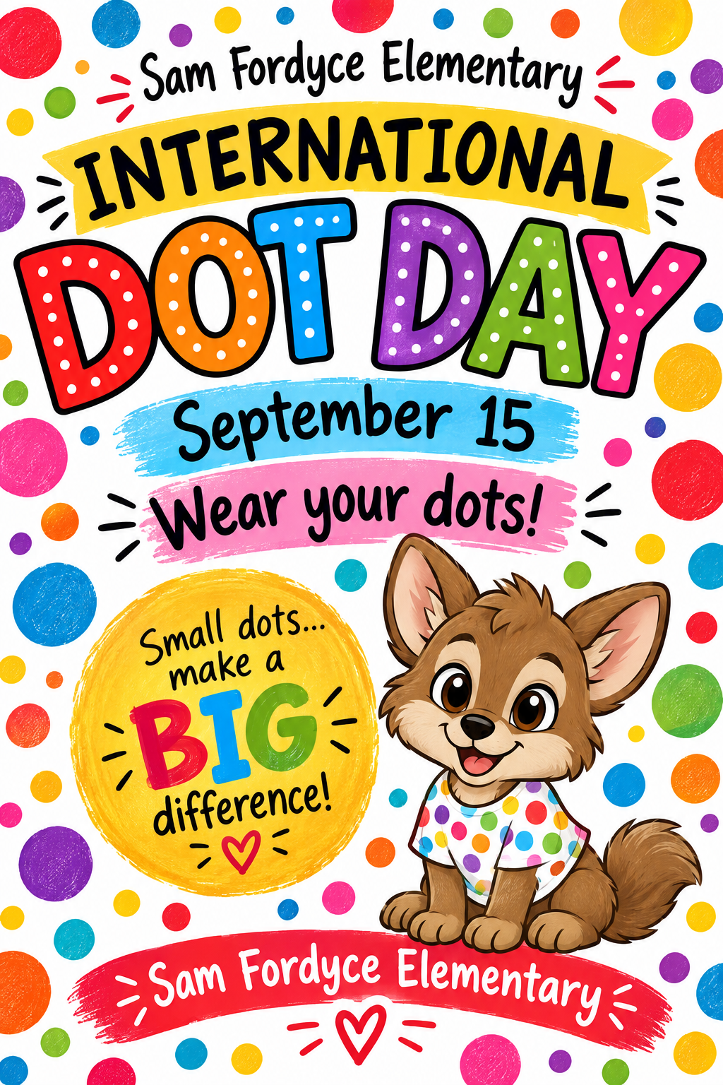 🔵🟢 International Dot Day! 🟠🟣