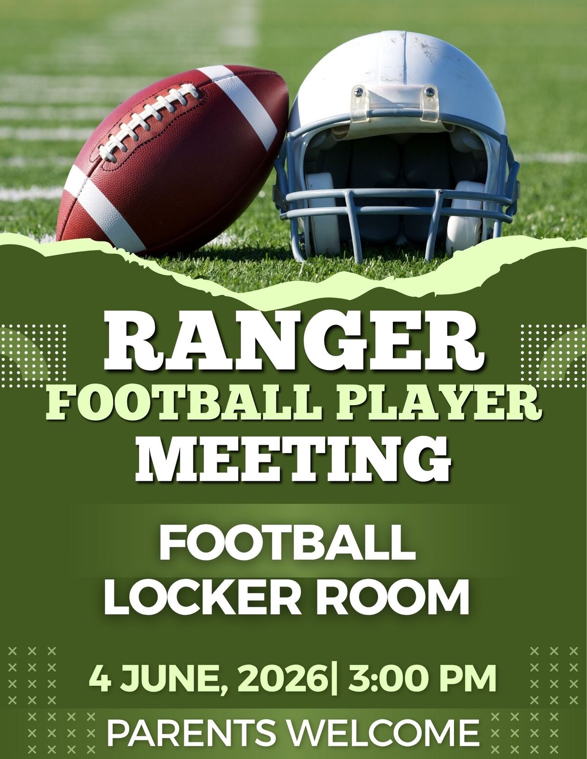 Football Player Meeting