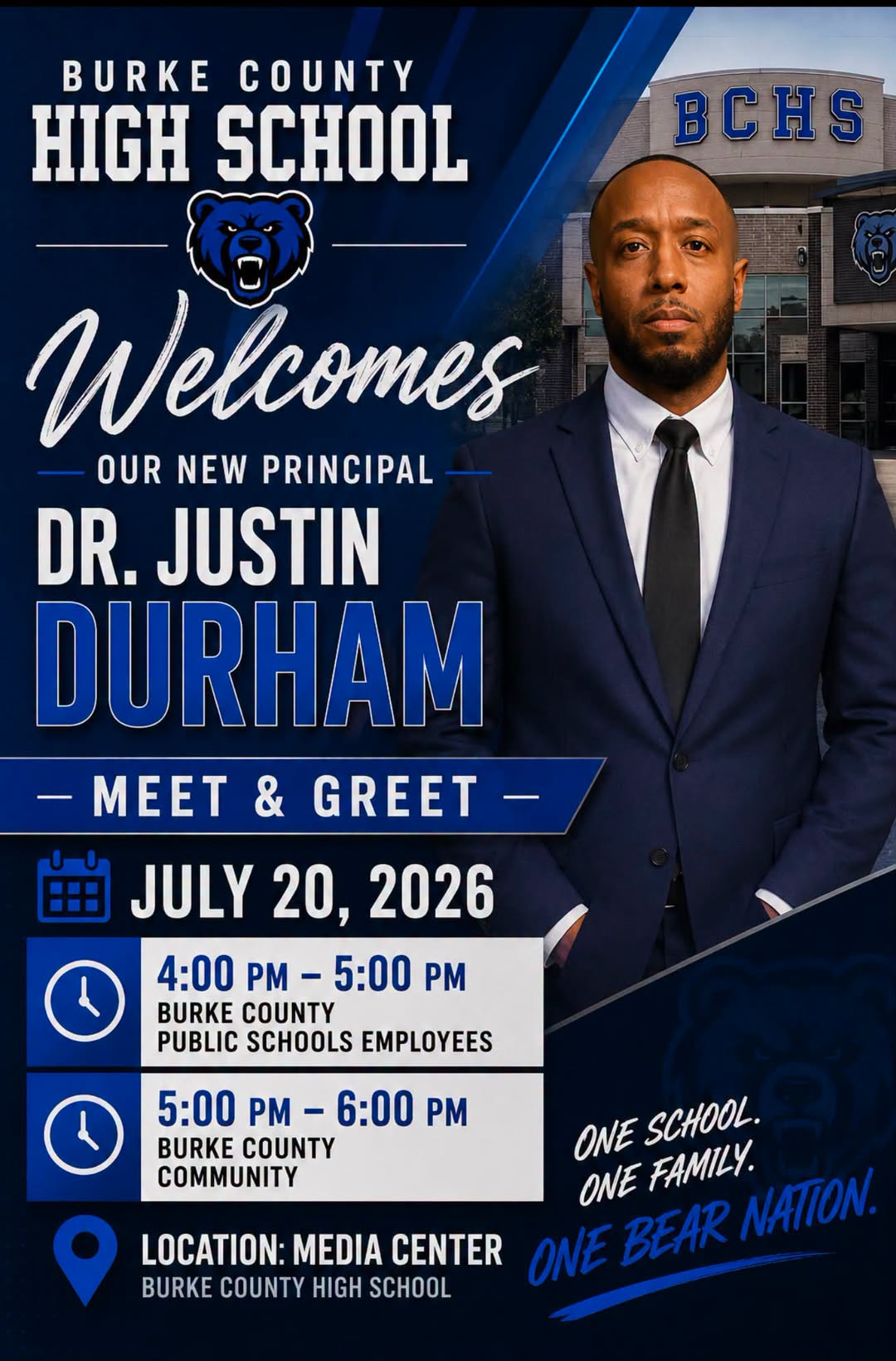BCHS Principal Meet and Greet