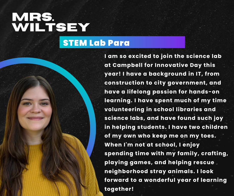 Welcome Mrs. Wiltsey!