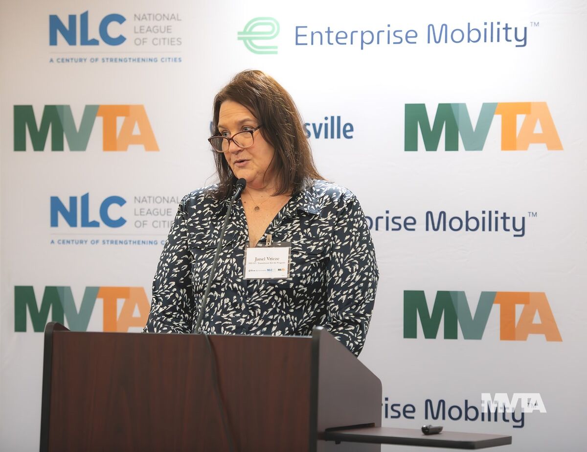 Janel Vrieze Speaks at MVTA Mobility Matters Event