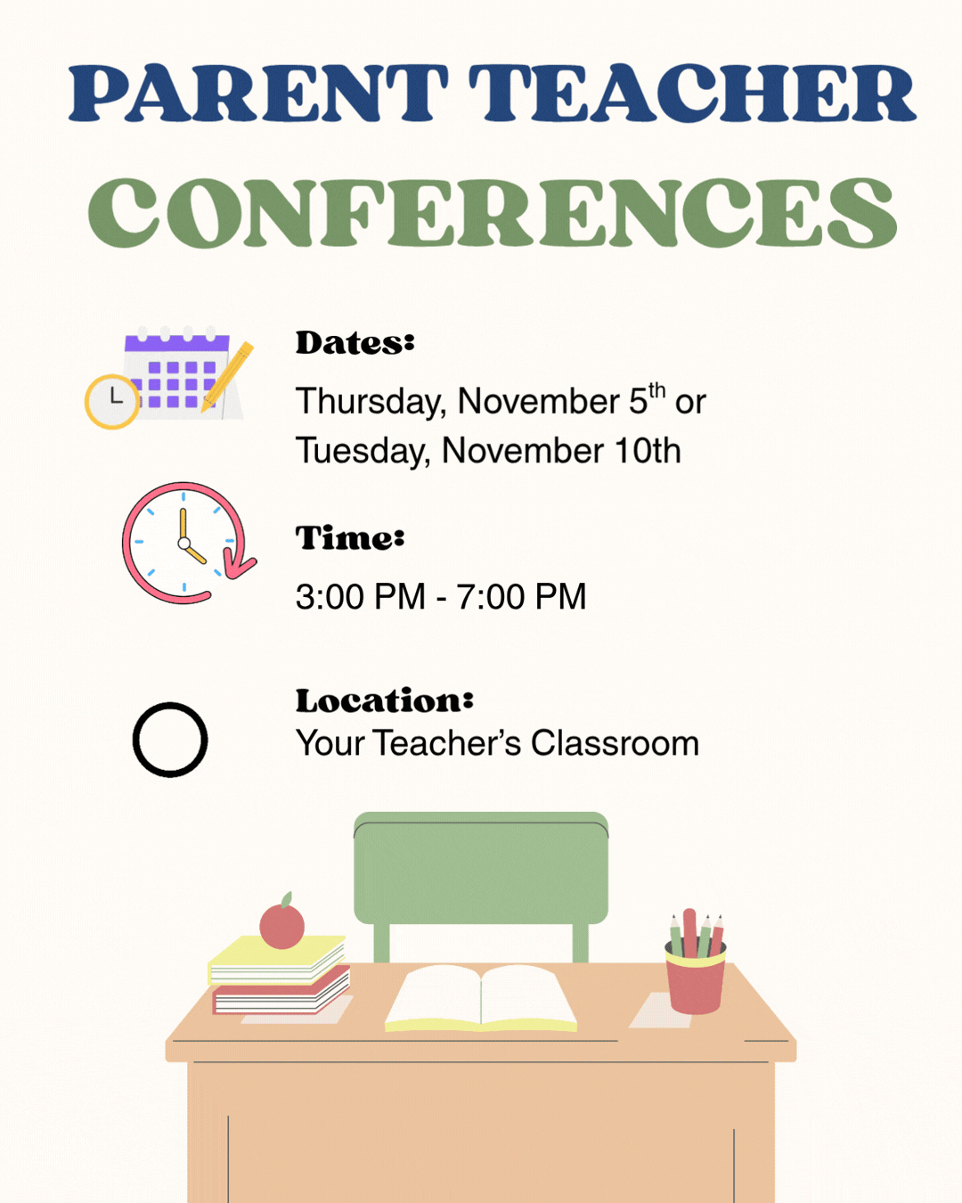 Conferences are coming up!