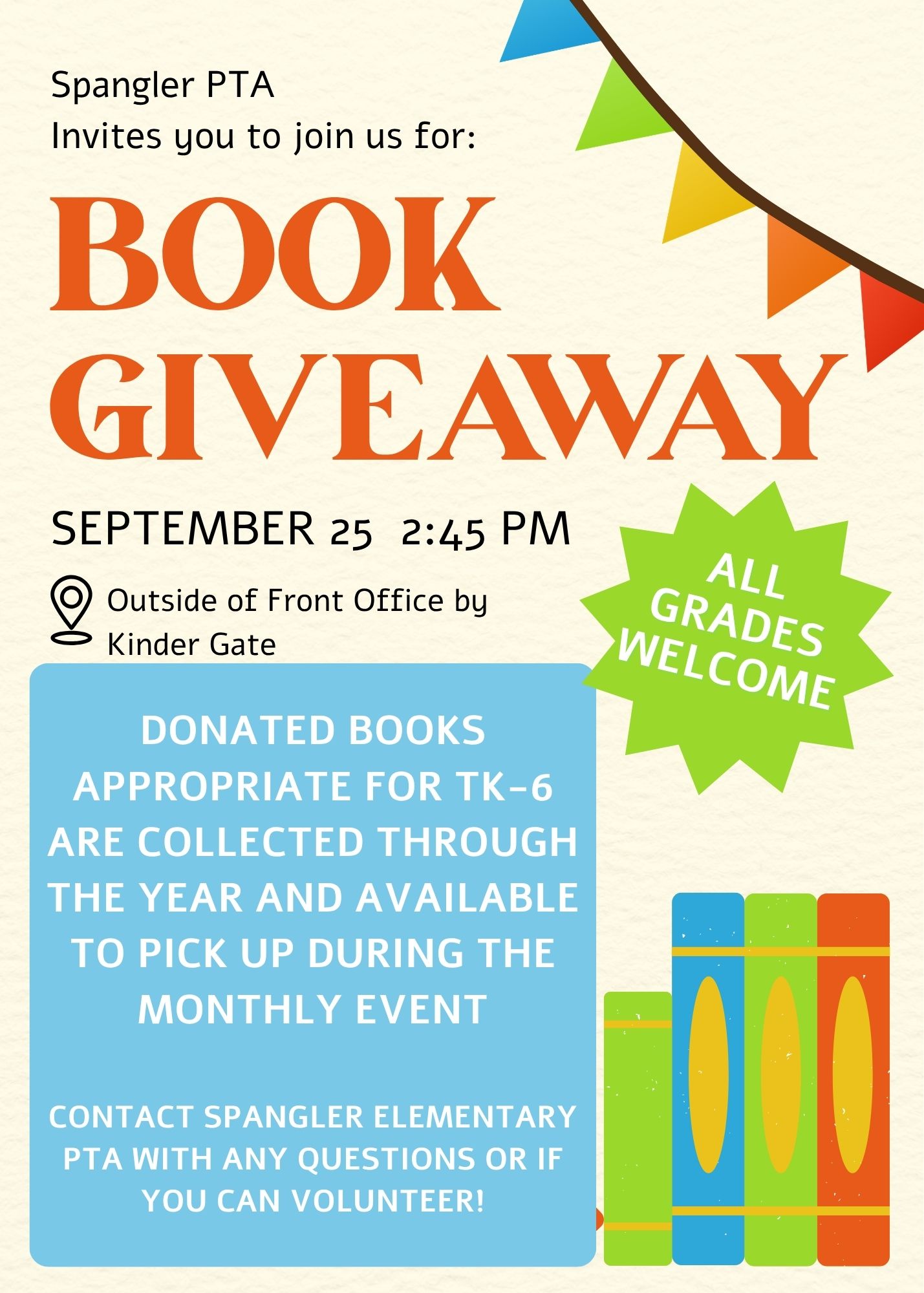 Book Giveaway Tomorrow 9/25