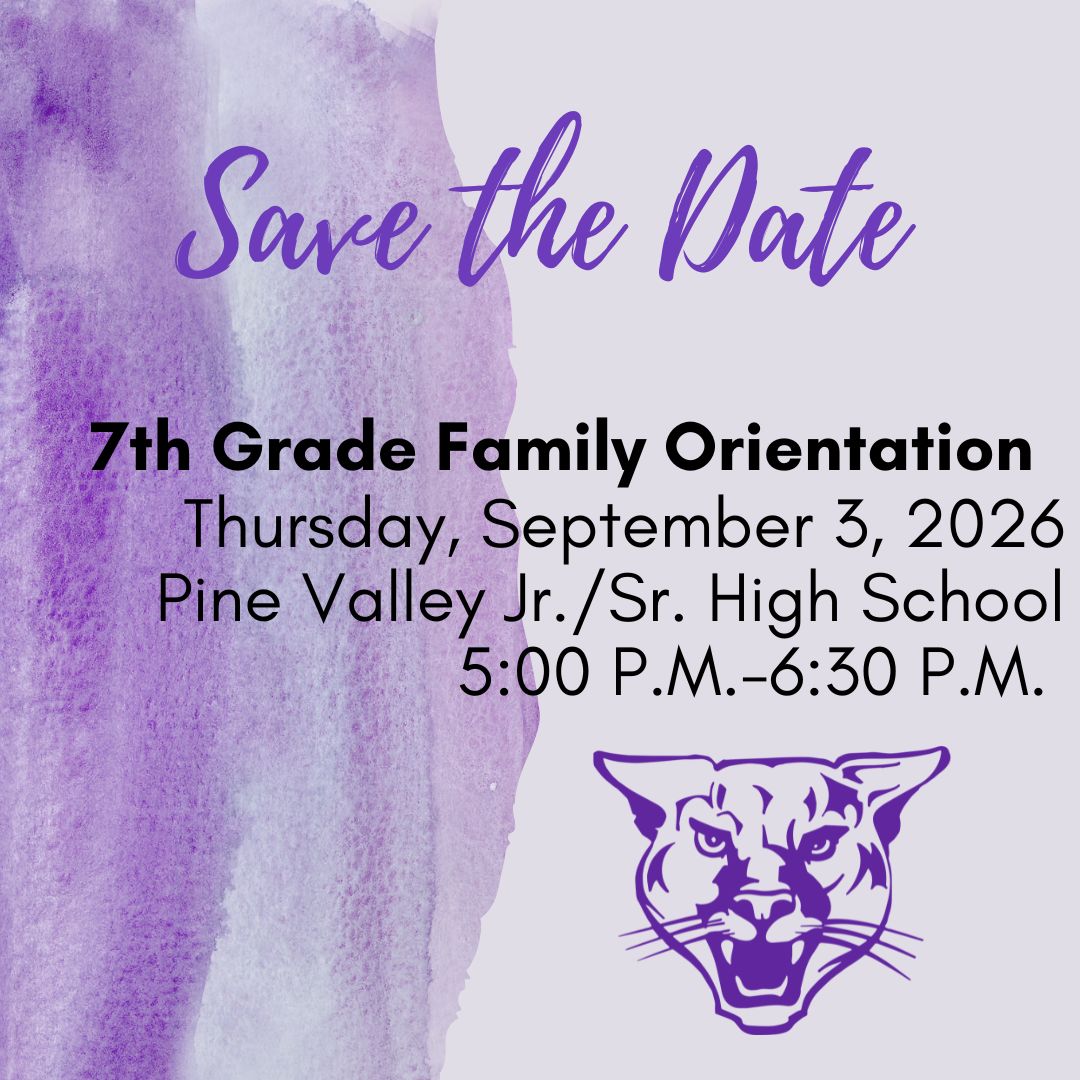 7th Grade Family Orientation