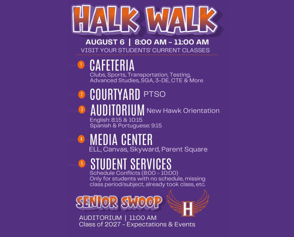 Hawk Walk Information
