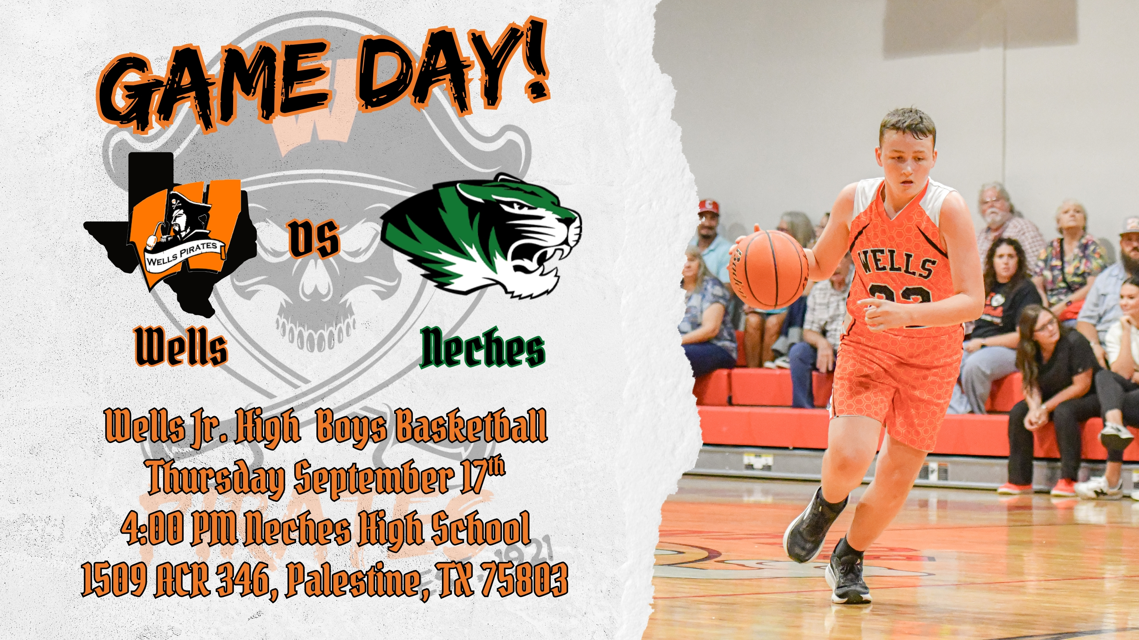 Game Day: Wells vs Neches