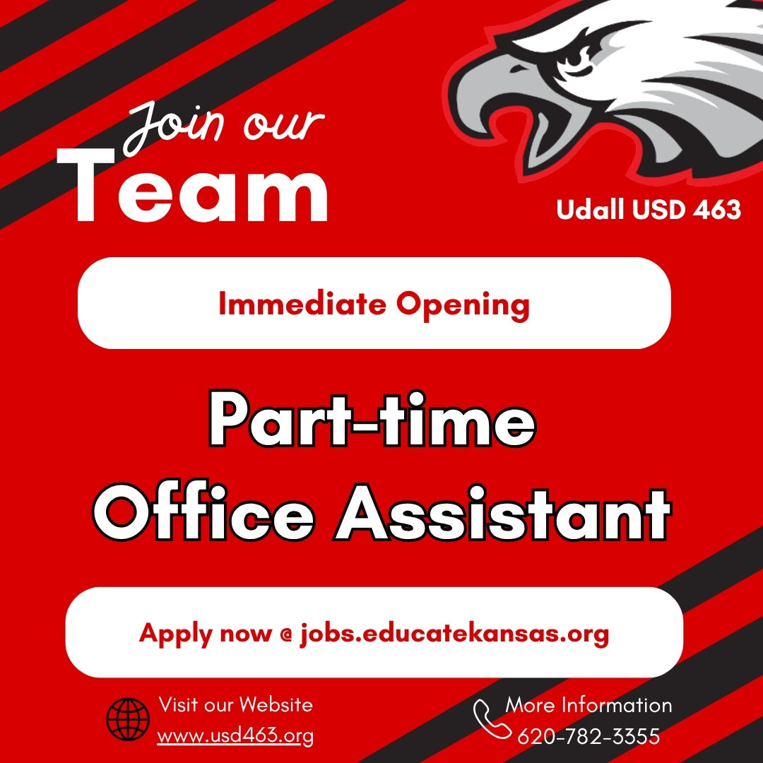 Join our team! We’re seeking a part-time office assistant.