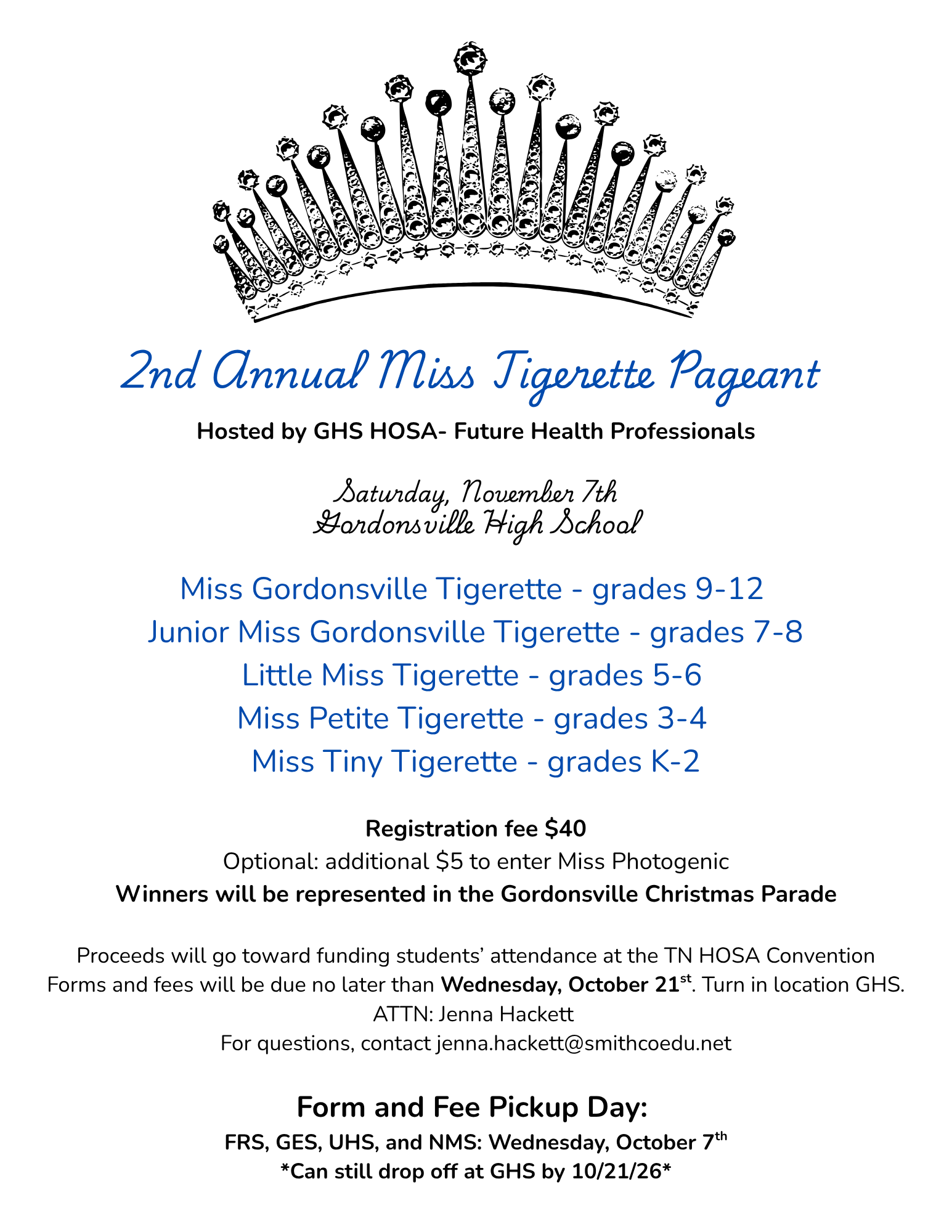 Miss Tigerette Pageant
