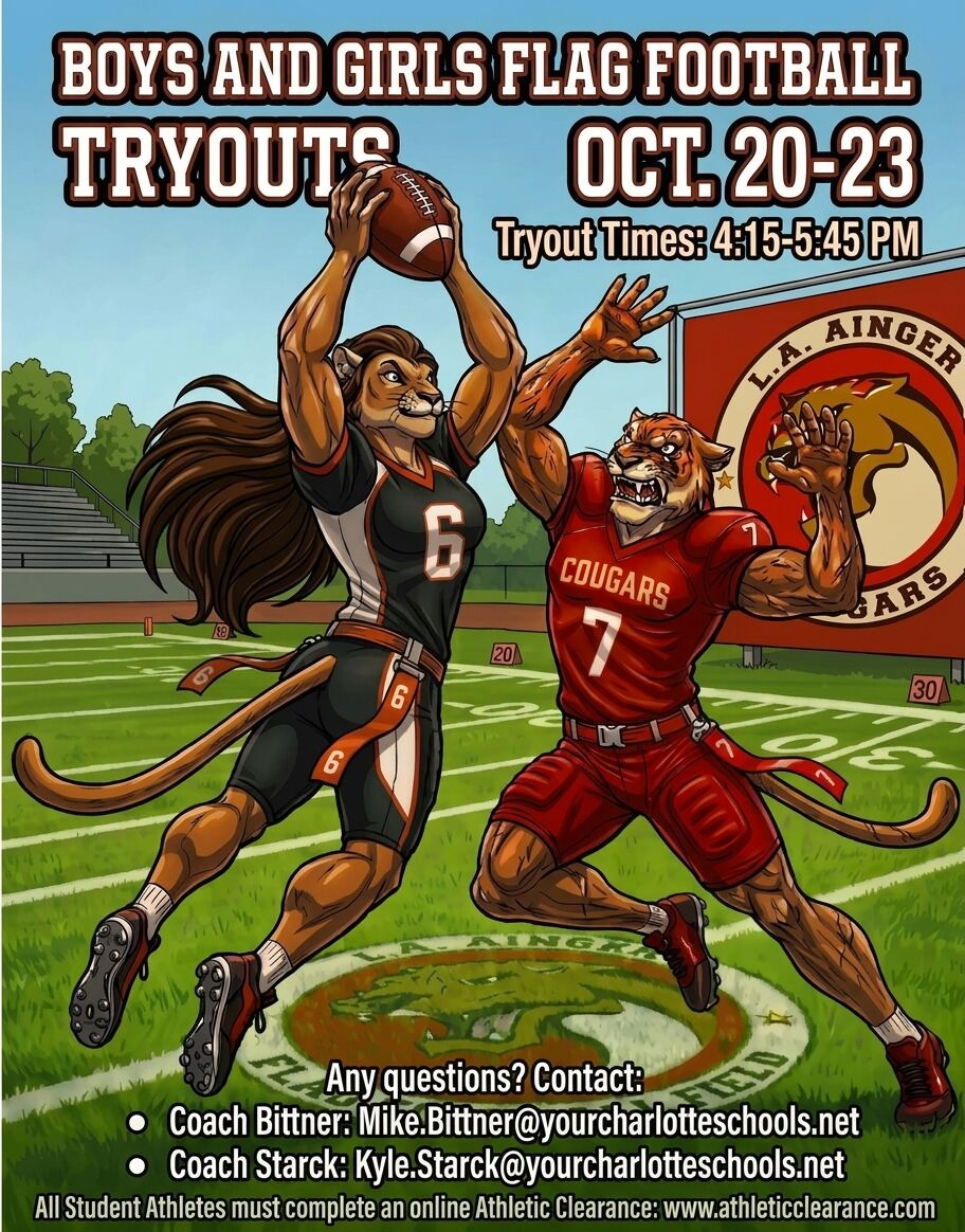 🏈Boys and Girls Flag Football Tryouts!🏈