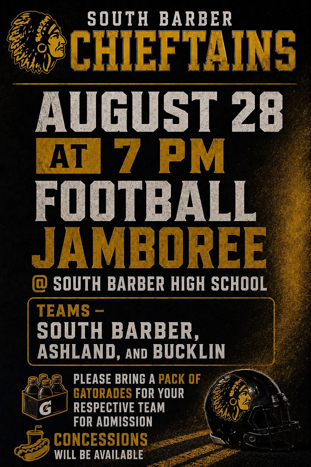 HS Football Jamboree 8/28/26