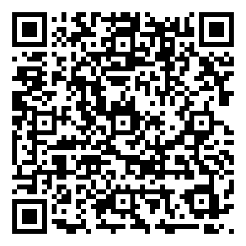 A black and white QR code with three finder patterns.