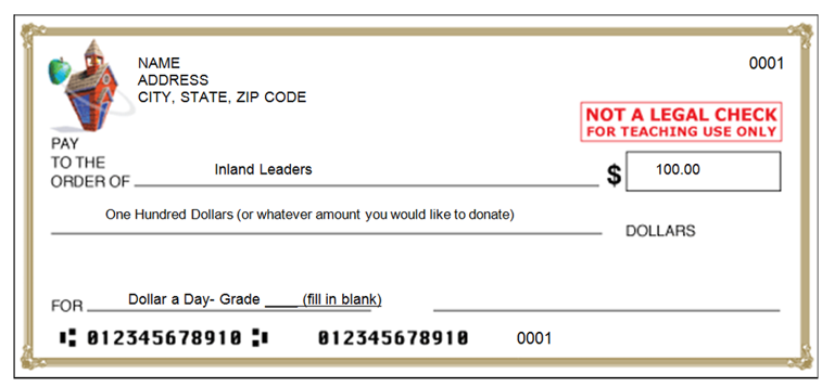 7th grade: Dollar a Day Donations