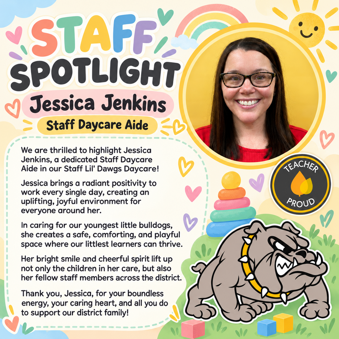 Staff Spotlight - Ms. Jessica Jenkins