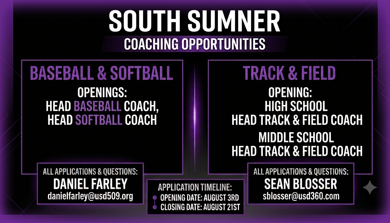 South Sumner Coaching Opportunities 