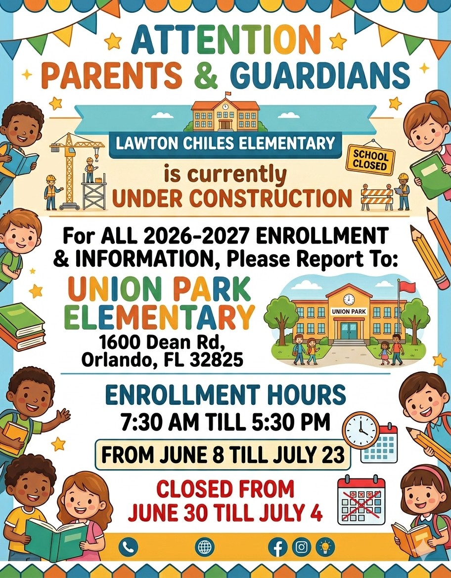 LCE office closed temporary - new location at Union Park Elementary