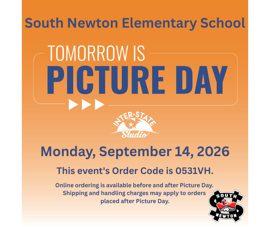 South Newton Elementary School Picture Day is Tomorrow!