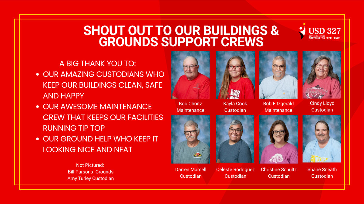 Custodian, Grounds and Maintenance Staff Recognition 