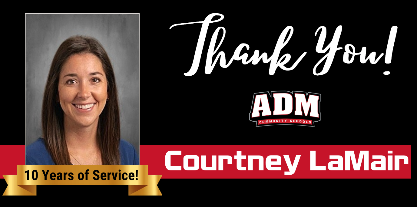 Courtney LaMair ~ 10 Years of Service!