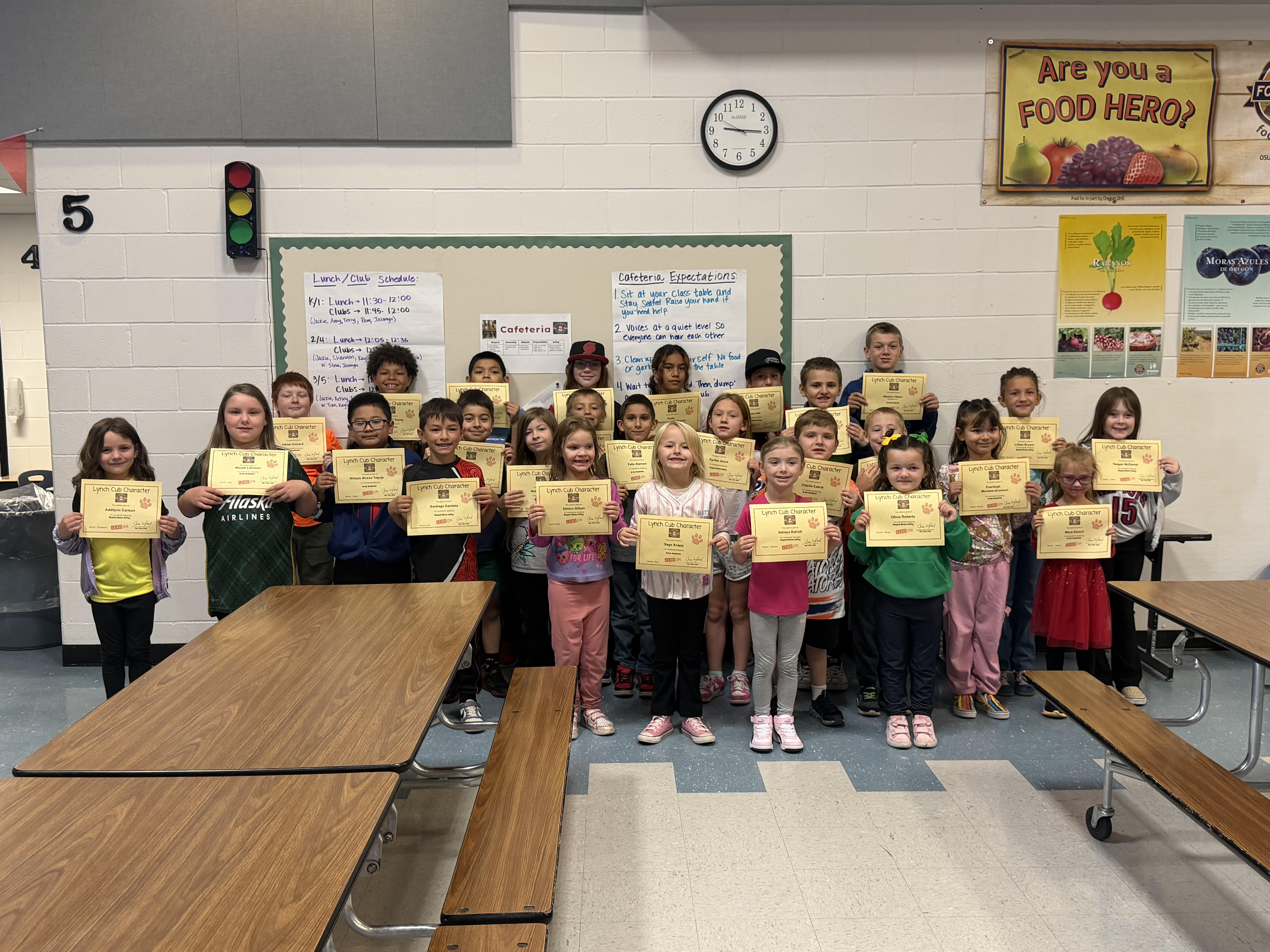 Character Trait Award Winners