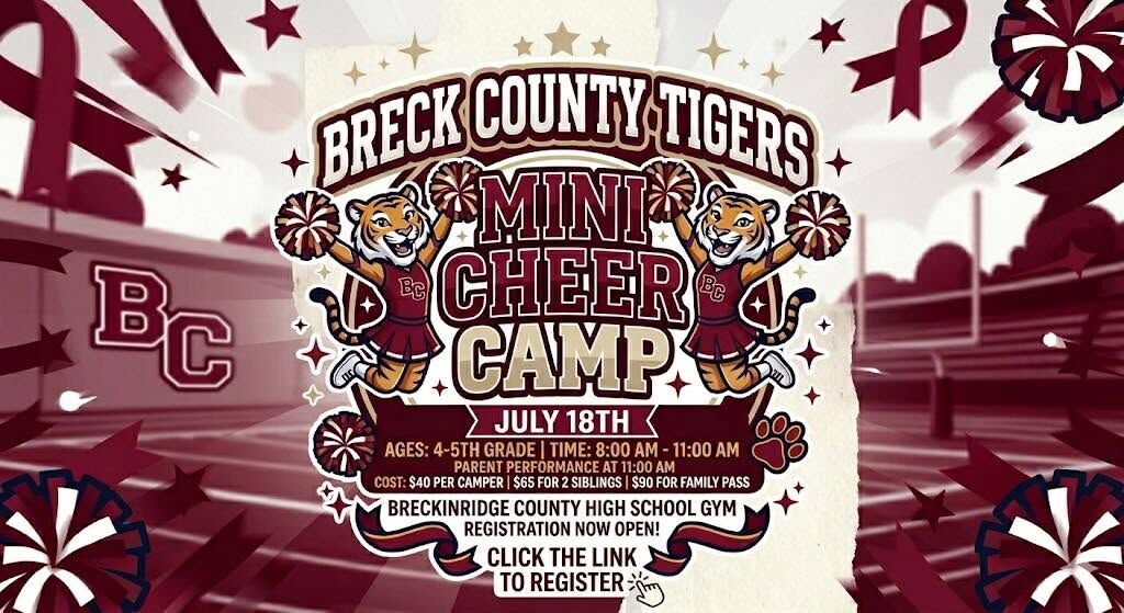 BCHS Mini Cheer Camp Sign Ups! 