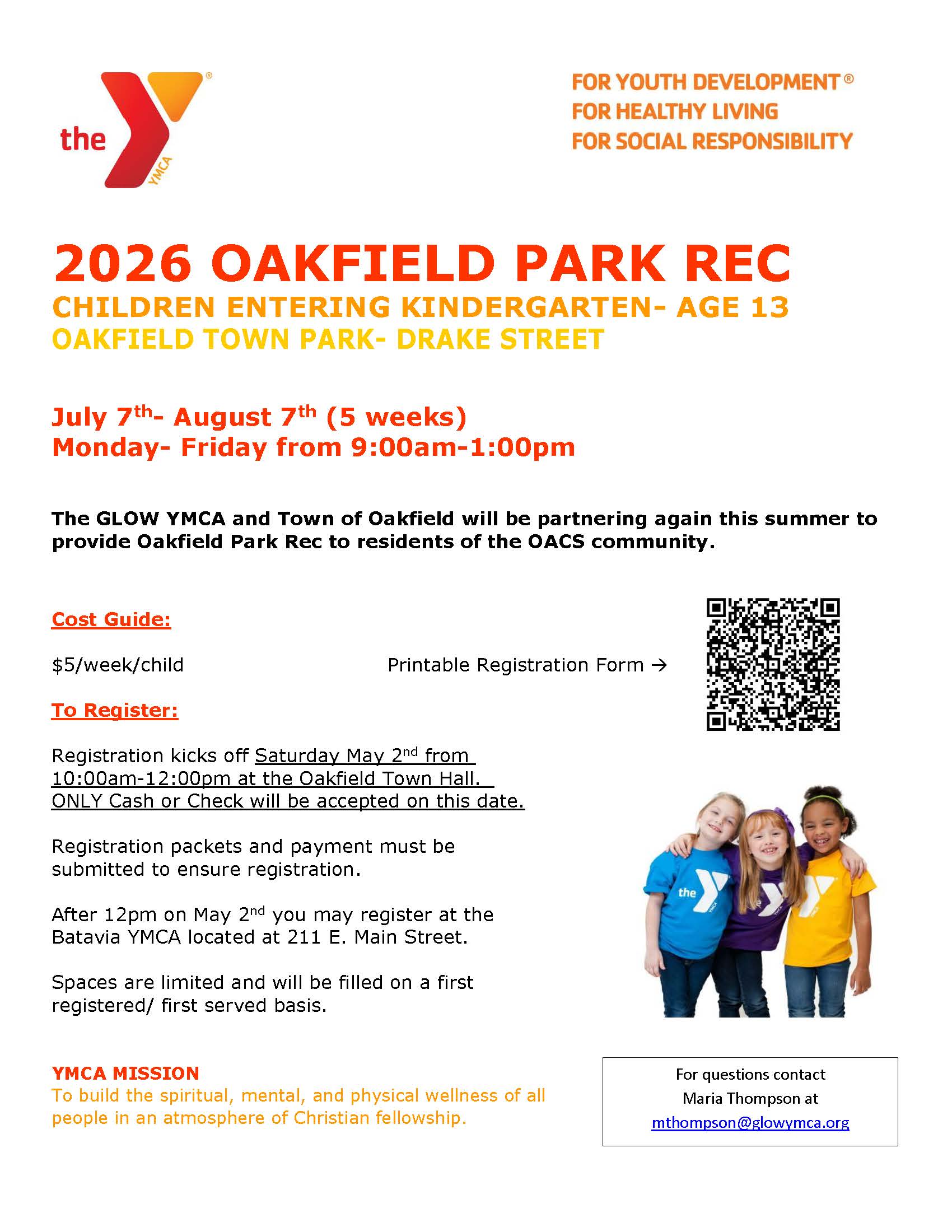 2026 OAKFIELD PARK REC