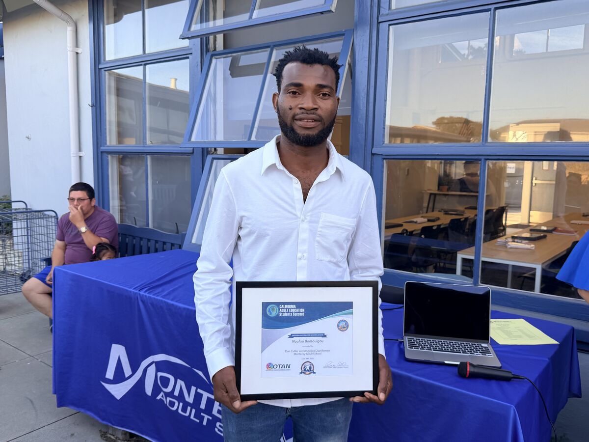 Monterey Adult School Student Noufou Bontoulgou Earns Statewide Adult Education Recognition