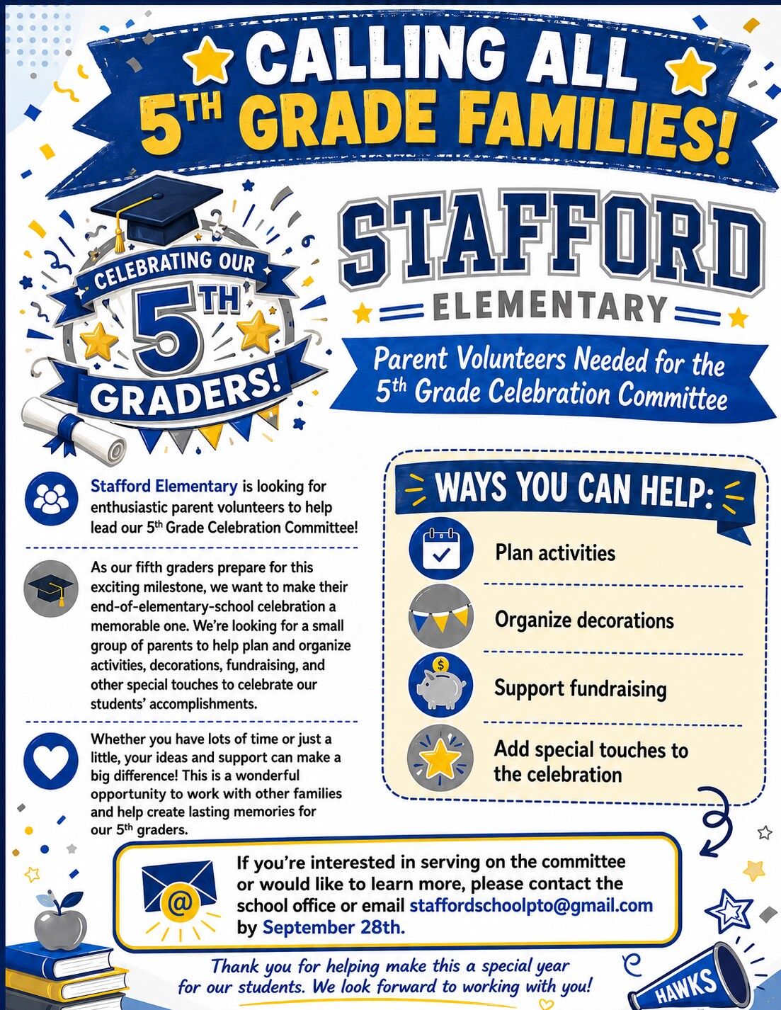 🌟 Calling All 5th Grade Families! 🌟