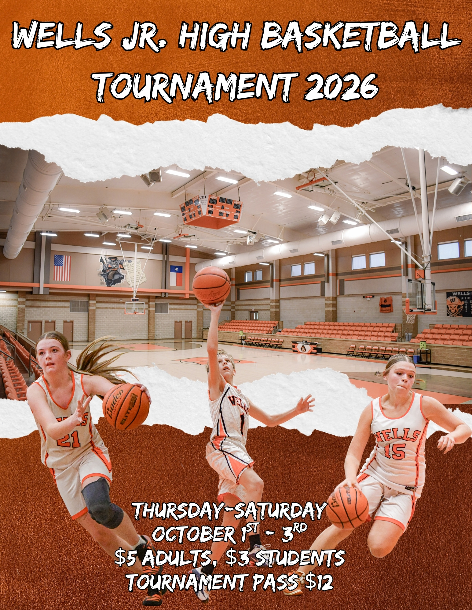 Wells Jr. High Basketball Tournament 2026