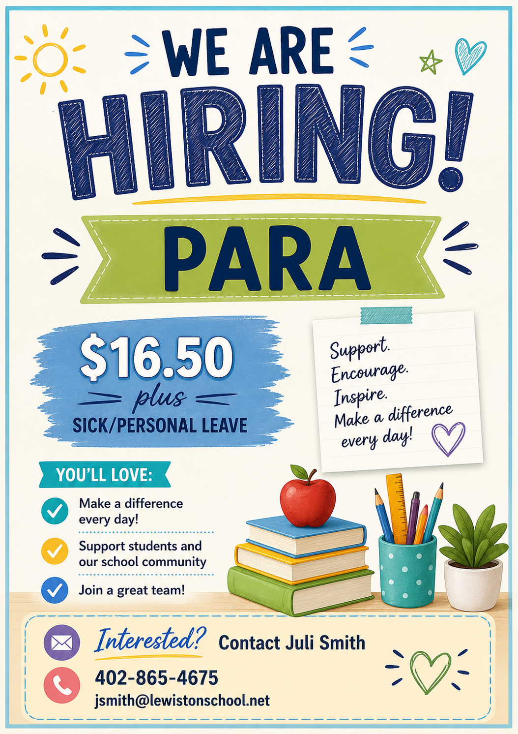 We are hiring!