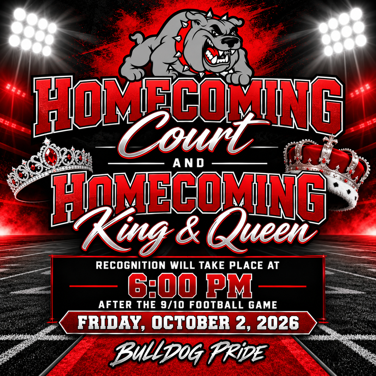 Friday Homecoming Schedule