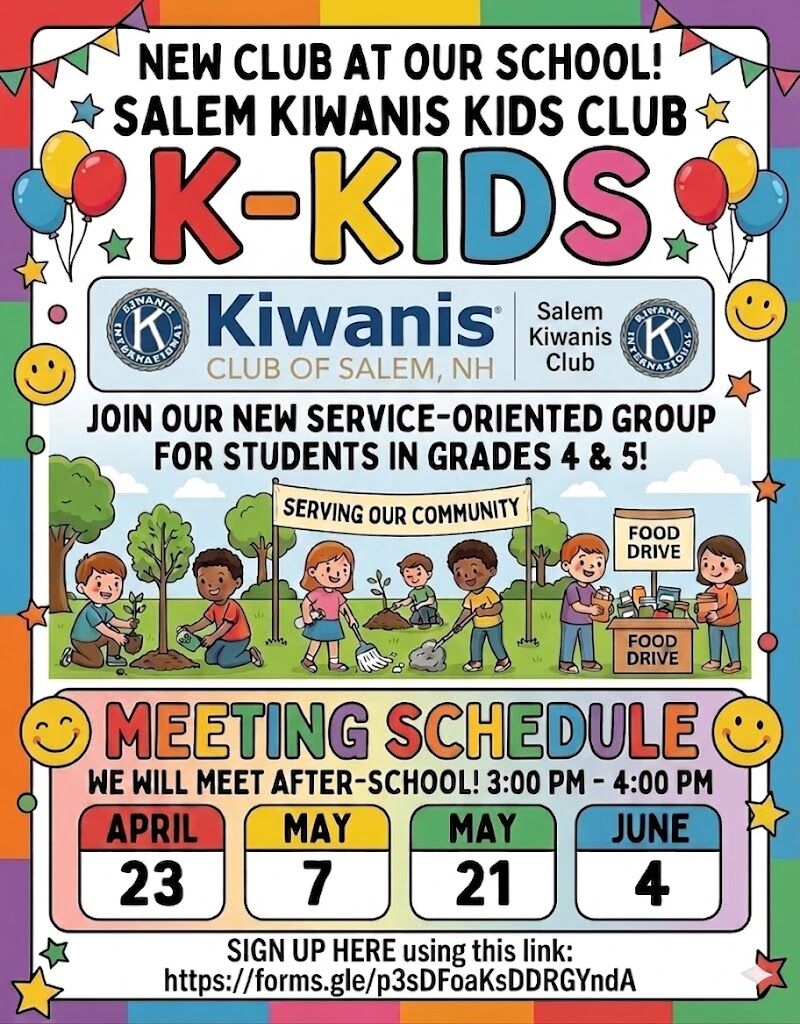 Service Club  - after-school club for 4th & 5th graders