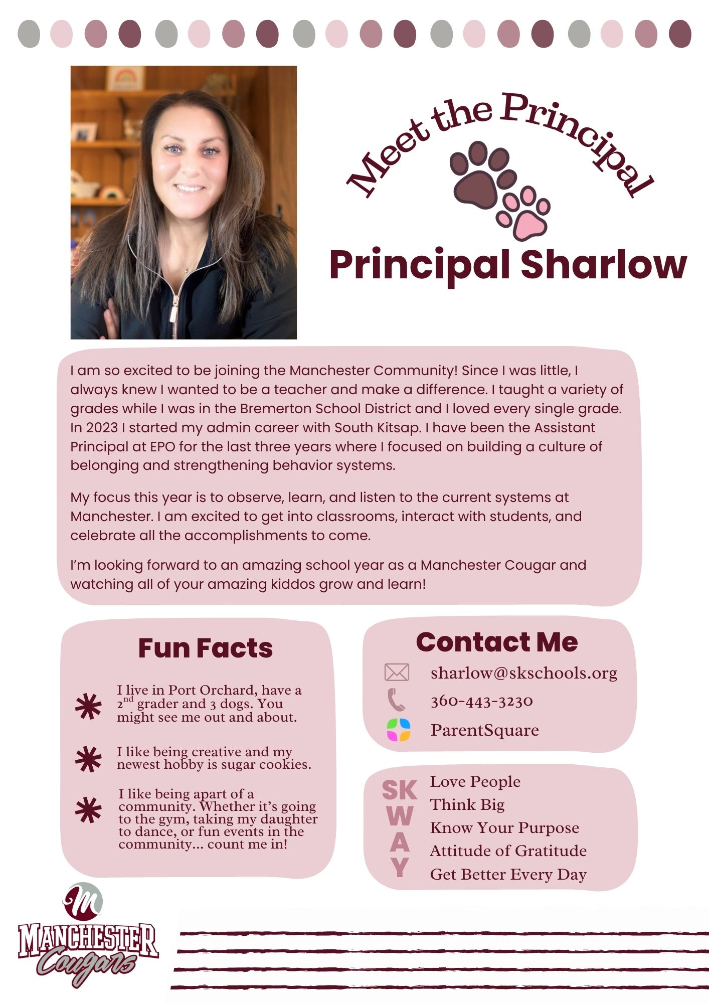 Get to Know Principal Sharlow