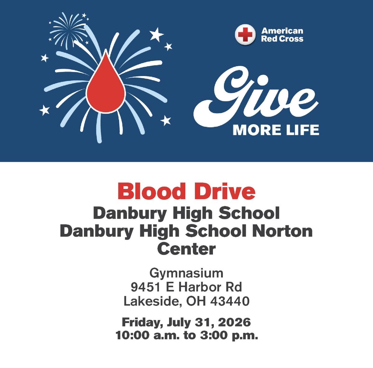 NHS / Red Cross Blood Drive