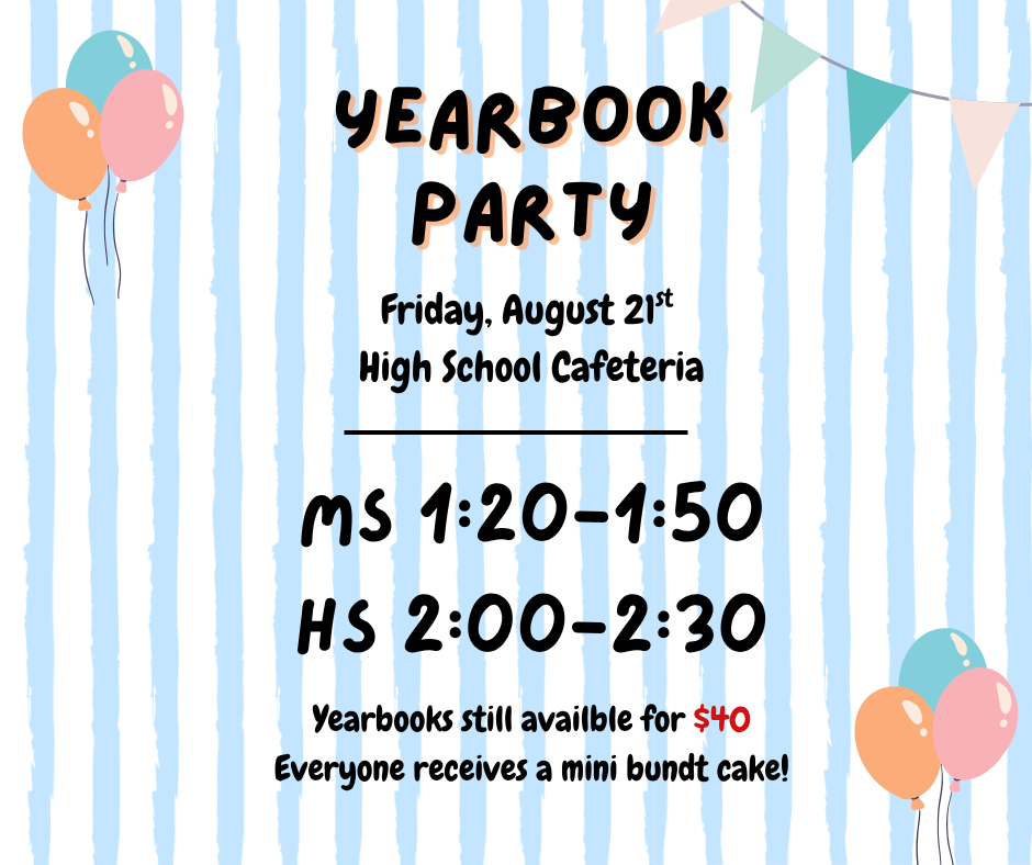 Yearbook Signing Party