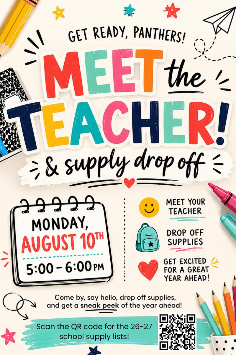 Today: Meet the Teacher from 5–6 PM! 