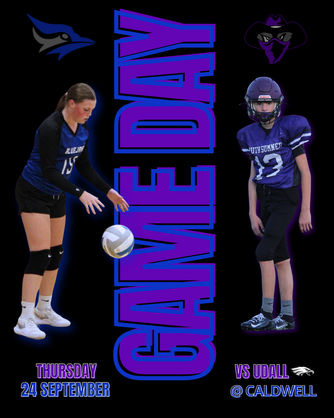 Middle School Games @ Home Tomorrow