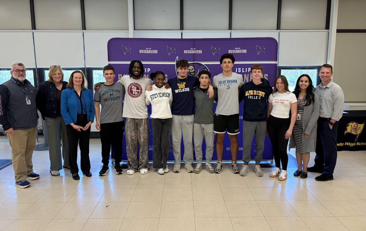 Islip High School Celebrates Spring College Student-Athlete Signings