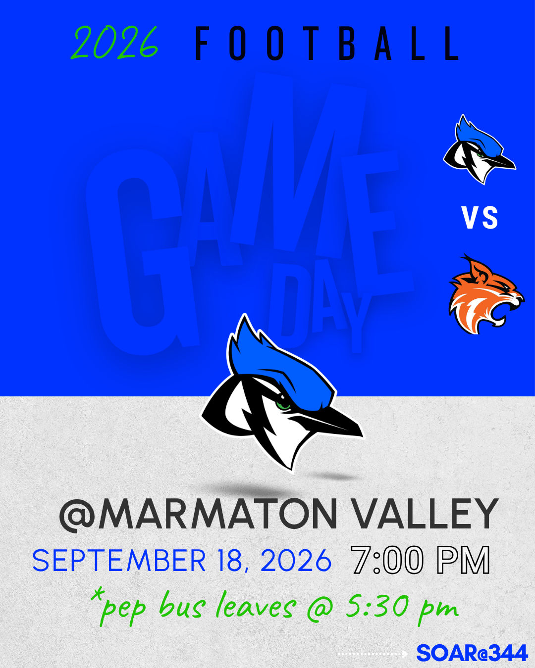Football game tonight!