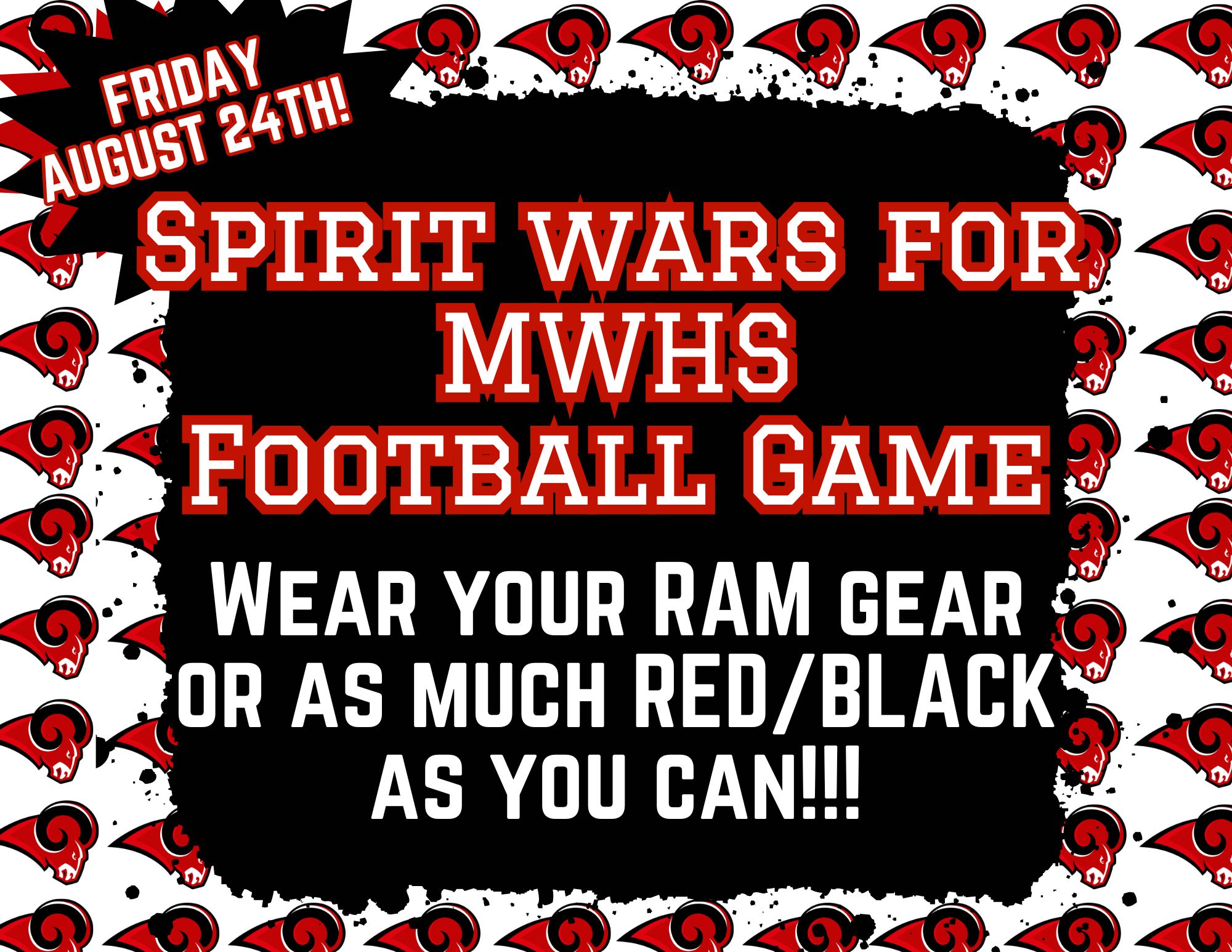 Spirit War Friday! 